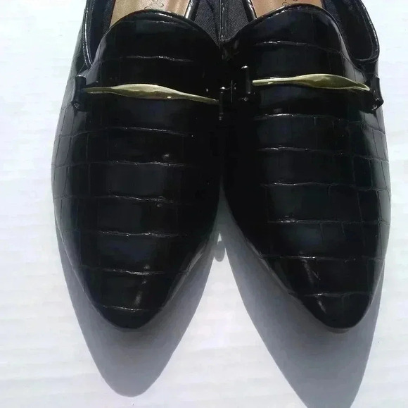 ❤️Qupid  Women's Swirl 197 crocodile mules black - Picture 3 of 8